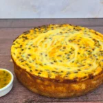 Kuchen sureño de maracuyá