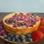 Kuchen sureño de frutos rojos