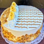 Torta pompadour de plátano