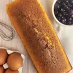 Queque de arándanos