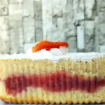 Torta de frutilla porción