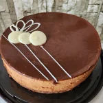 Torta de mousse de chocolate
