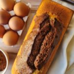Queque marmolado de chocolate