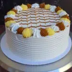 Torta de manjar y crema pastelera 15 porciones
